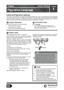 Figurative Language
