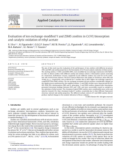 Evaluation of ion exchange-modified Y and ZSM5 zeolites in Cr(VI