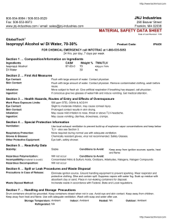 Isopropyl Alcohol w/ DI Water, 70