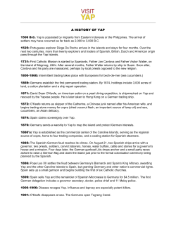 A HISTORY OF YAP