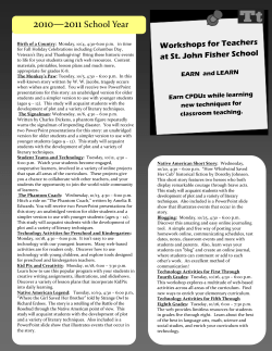 2010&mdash;2011 School Year