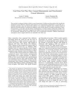God Does Not Play Dice: Causal Determinism and