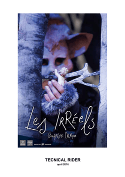 tecnical rider - Compagnie CR&Eacute;ATURE