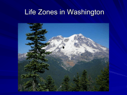Life Zones in Washington