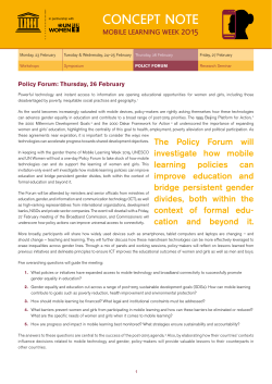 Policy Forum