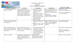 ENVIRONMENTAL BIOLOGY TOPIC: CORAL REEF ECOSYSTEMS