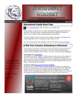 Educational Family Road Trips A War