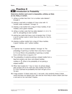 Practice C 8-1