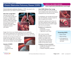 Chronic Obstructive Pulmonary Disease (COPD)