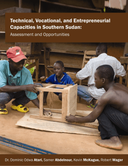 Sudan TVET web - Centre for Refugee Studies