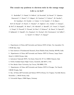 The cosmic ray positron to electron ratio in the energy range 0.85 to