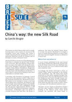 China`s Way: The New Silk Road
