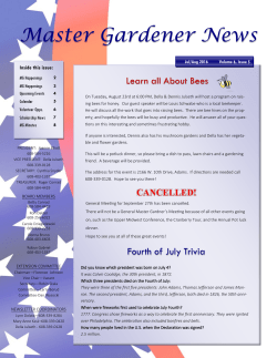 July August - For Your Information - University of Wisconsin