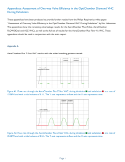Assessment of One-way Valve Efficiency in the
