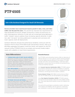 PTP 650S - APC Solutions