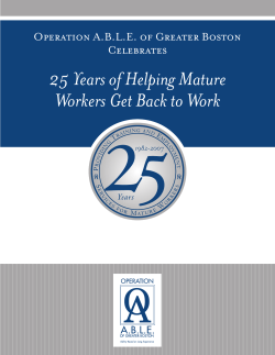 25 Years of Helping Mature Workers Get Back to