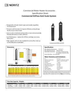 Spec Sheet - Commercial H2Flow (original)