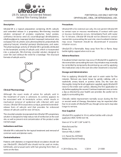 Prescribing Information - UltraSal-ER