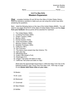 American Studies - Iowa City Community School District