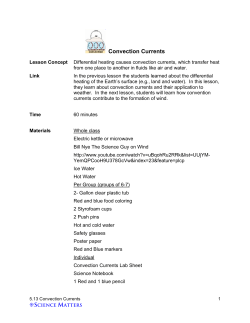 5.13 Convection Currents F