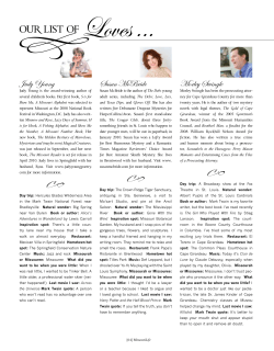 Missouri Life Magazine (October 2009)