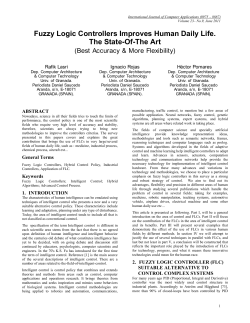 Fuzzy Logic Controllers Improves Human Daily Life. The State