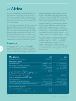 4.1 Africa - World Diabetes Foundation