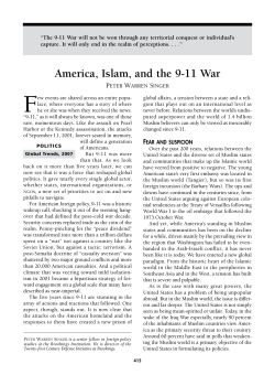 America, Islam, and the 9-11 War