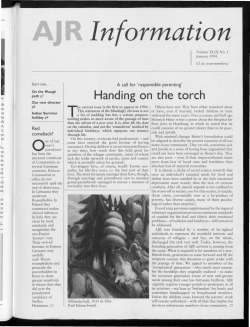Jan - The Association of Jewish Refugees