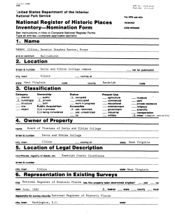 Senator Stephen Benton Elkins House