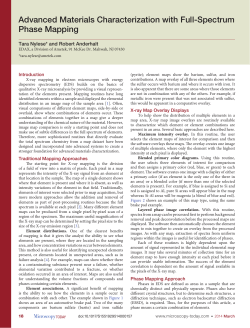 Advanced Materials Characterization with Full-Spectrum