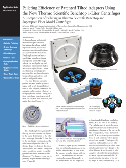 Pelleting Efficiency of Patented Tilted Adapters Using the New