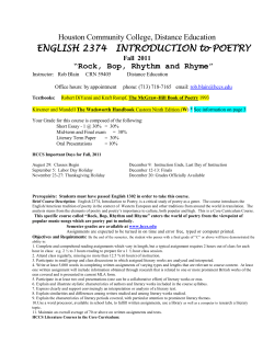 Fall 2011 - HCC Learning Web