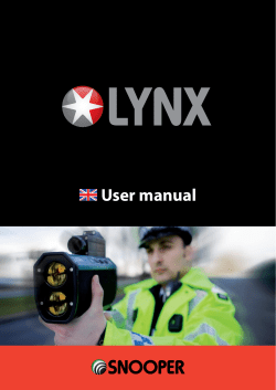 User manual - Snooper Services