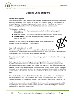 Getting Child Support