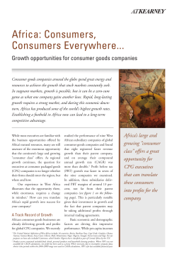 Africa: Consumers, Consumers Everywhere