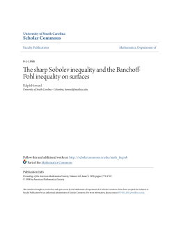 The sharp Sobolev inequality and the Banchoff