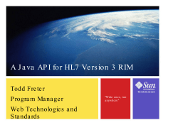 A Java API for HL7 Version 3 RIM