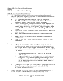 10-20 Color Code and General Meanings