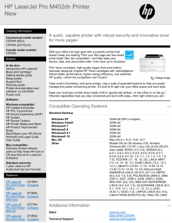 Product Specification Document