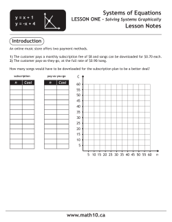Math 10C: Solving Systems Graphically