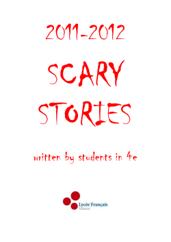 2011-2012 SCARY STORIES