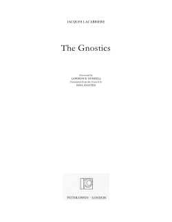 The Gnostics - XPECTOC.com