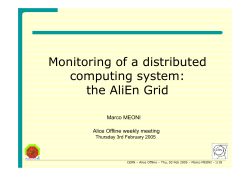 the AliEn Grid