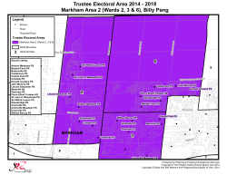 trustee electoral areas 2014-2018 Markham 2 (Wards 2-3-6)