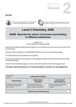 L2 Chemistry (90308) 2006