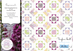 Foxglove Quilt - Ella Blue Fabrics