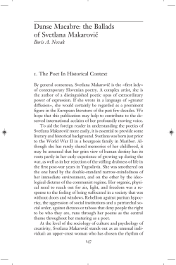afterword  - Litterae slovenicae