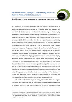 Between darkness and light: a cross reading of Conrad`s Heart of
