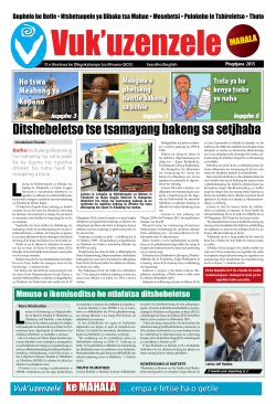 Sesotho - Vuk`uzenzele